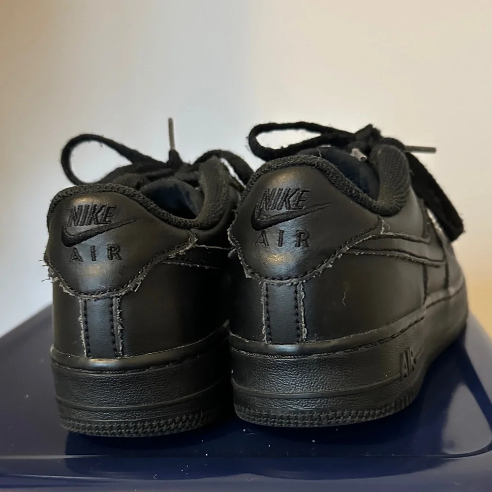 Classic Black Airforce One Kids Sneakers